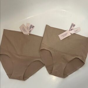 2 Victoria's Secret High-Waist Shapewear Briefs